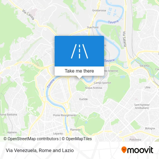 Venezuela Street map