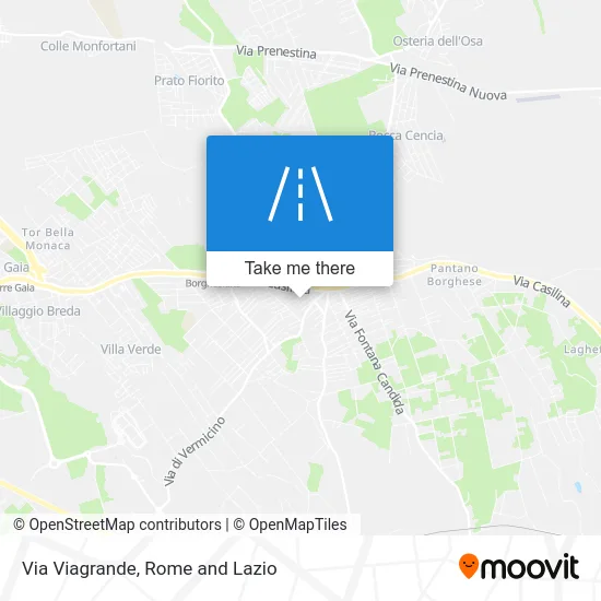 Viagrande Street map