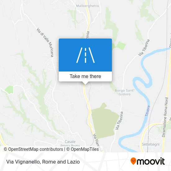 Vignanello Street map
