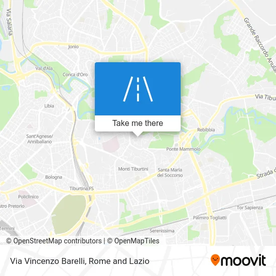 Vincenzo Barelli Street map