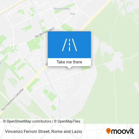 Vincenzo Ferroni Street map