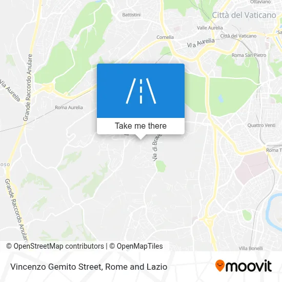 Vincenzo Gemito Street map