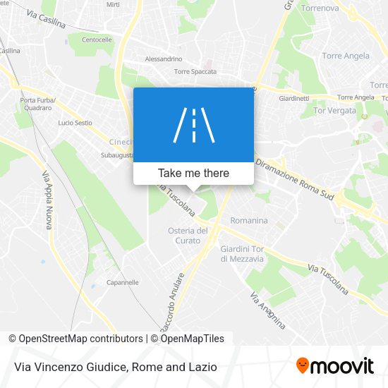Via Vincenzo Giudice map