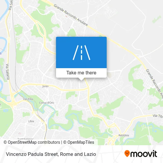 Vincenzo Padula Street map