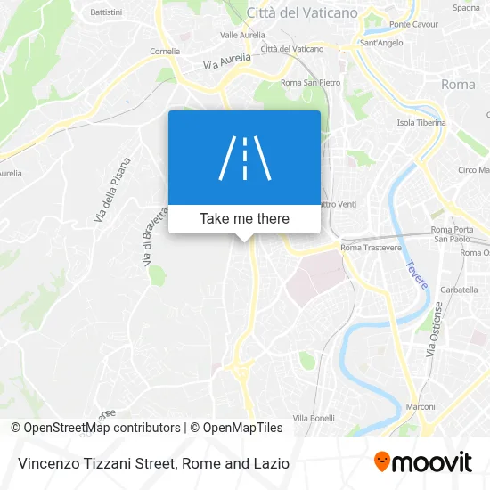 Vincenzo Tizzani Street map