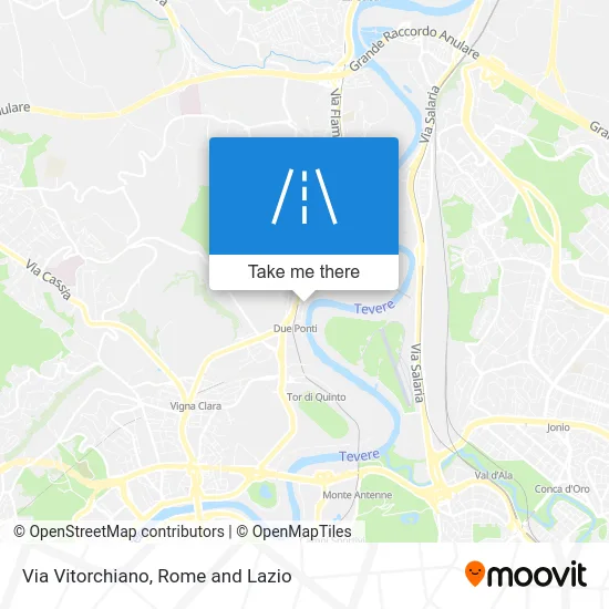 Vitorchiano Street map