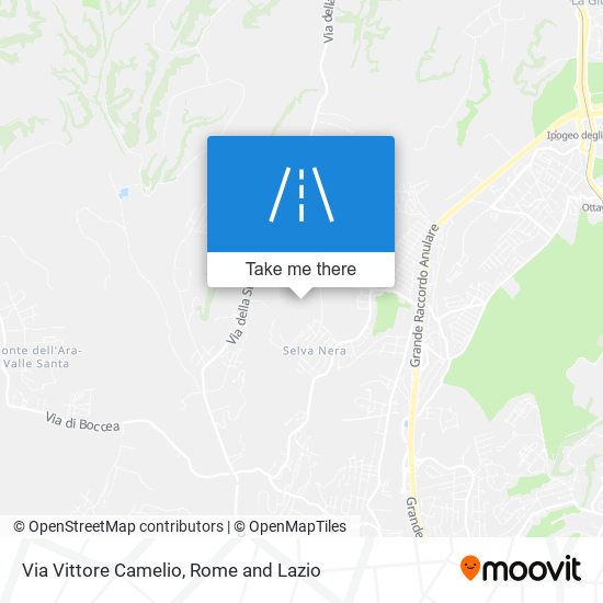 Via Vittore Camelio map