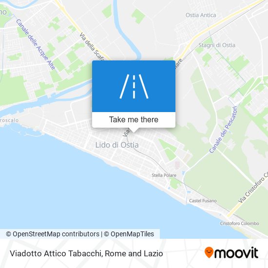 Viadotto Attico Tabacchi map