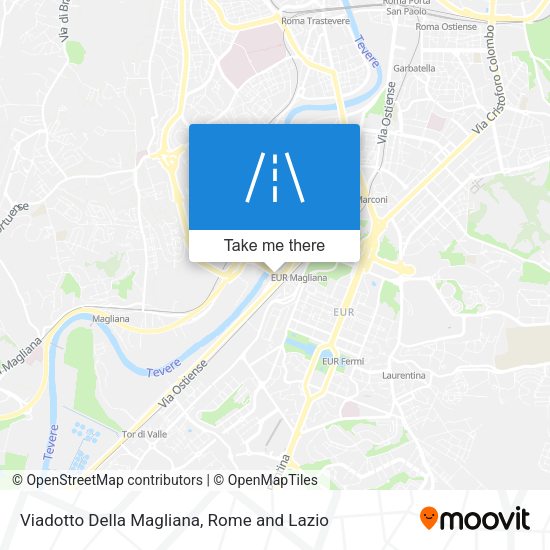 Viadotto Della Magliana map