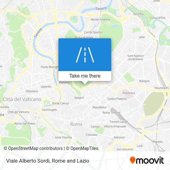 Viale Alberto Sordi map