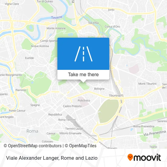 Alexander Langer Avenue map