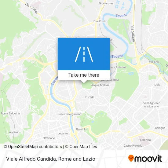 Alfredo Candida Avenue map