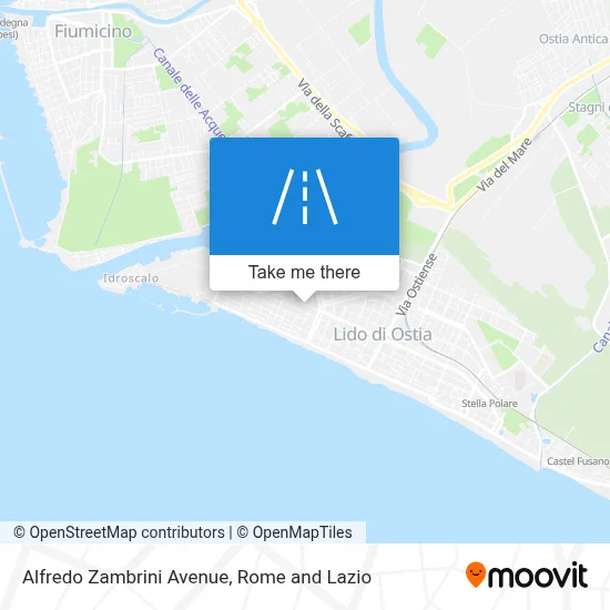Alfredo Zambrini Avenue map