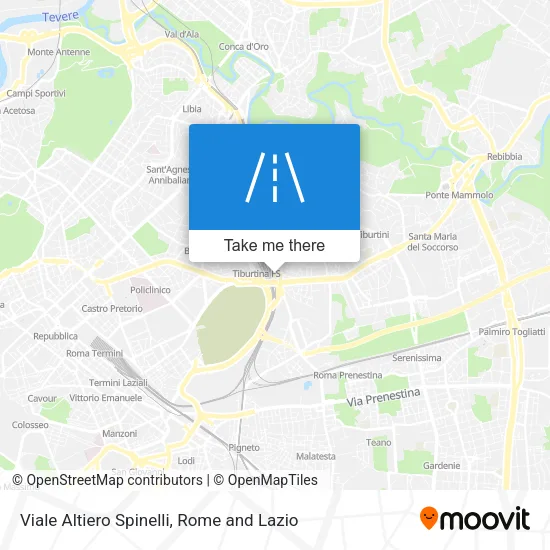 Viale Altiero Spinelli map