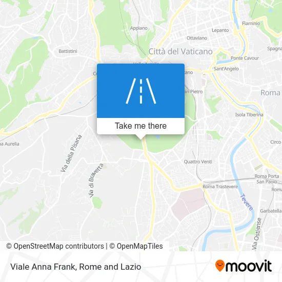 Anna Frank Avenue map
