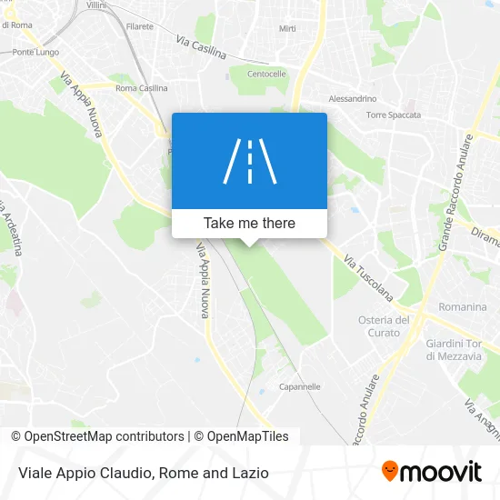 Appio Claudio Avenue map