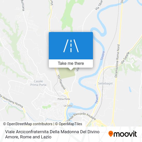 Viale Arciconfraternita Della Madonna Del Divino Amore map