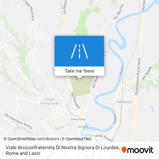 Viale Arciconfraternita Di Nostra Signora Di Lourdes map