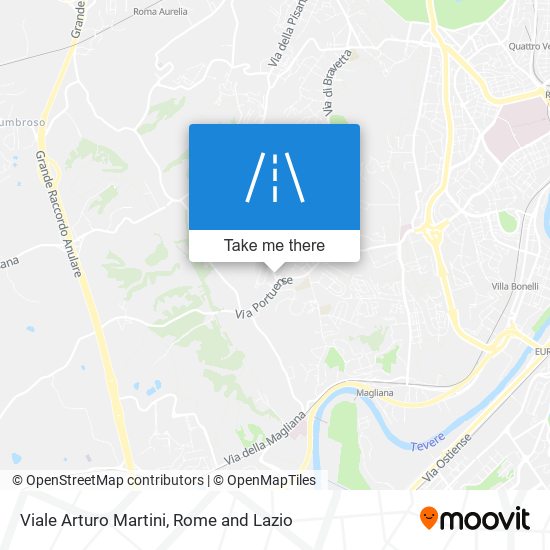 Viale Arturo Martini map