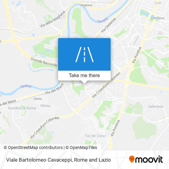 Viale Bartolomeo Cavaceppi map