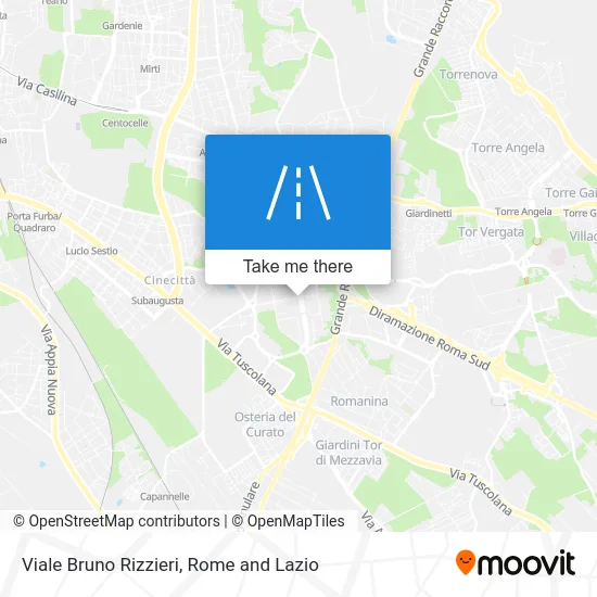 Bruno Rizzieri Avenue map