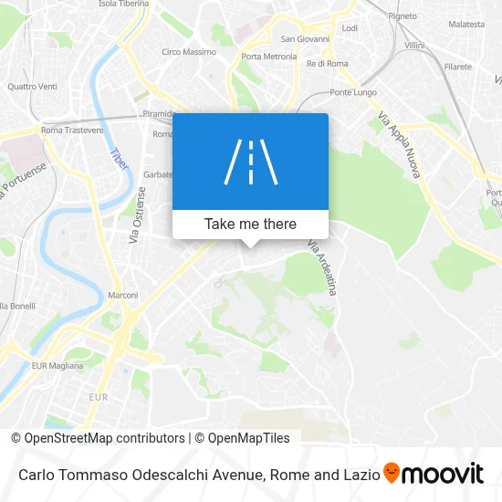 Carlo Tommaso Odescalchi Avenue map