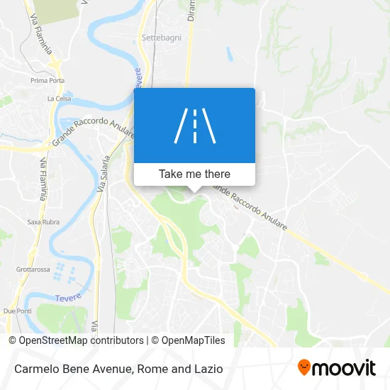 Carmelo Bene Avenue map