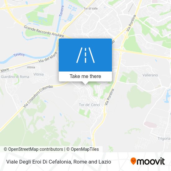 Viale Degli Eroi Di Cefalonia map