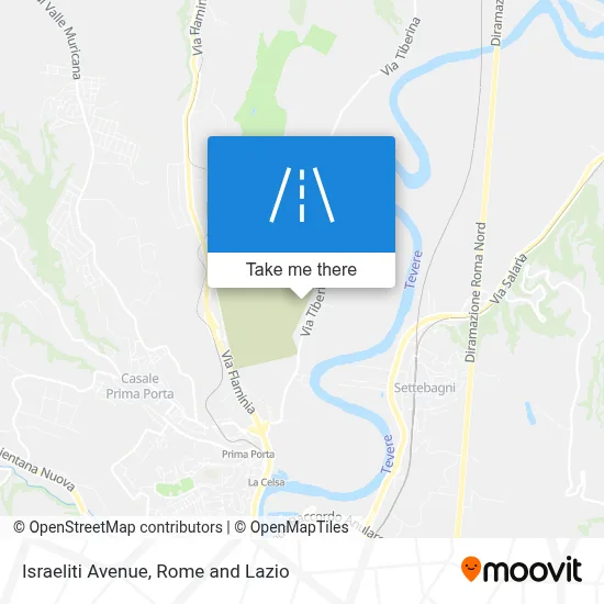 Israeliti Avenue map