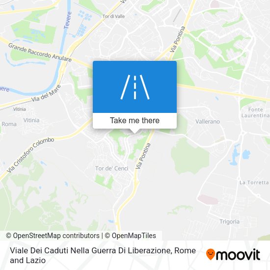 Viale Dei Caduti Nella Guerra Di Liberazione map