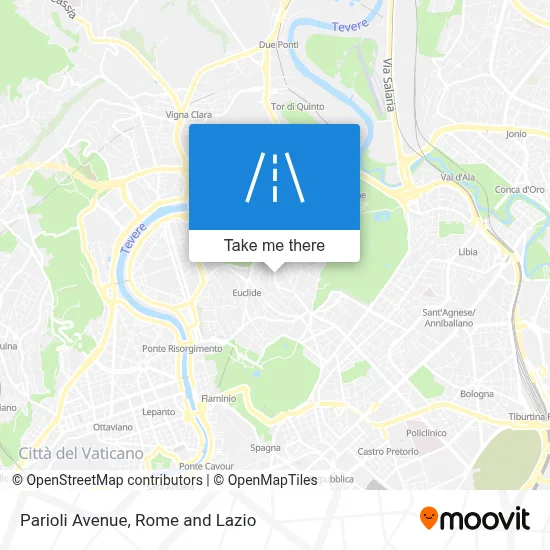 Parioli Avenue map