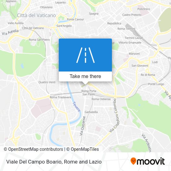 Viale Del Campo Boario map