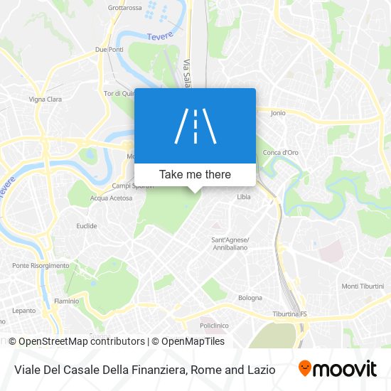 Viale Del Casale Della Finanziera map