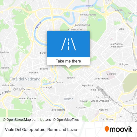 Viale Del Galoppatoio map