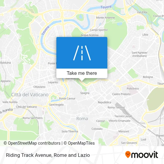 Riding Track Avenue map