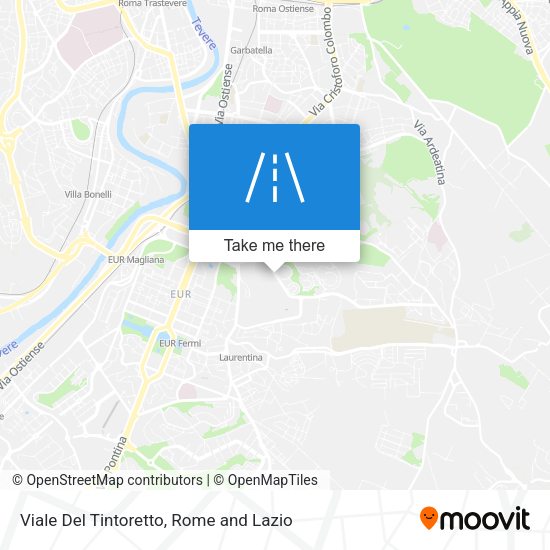 Viale Del Tintoretto map