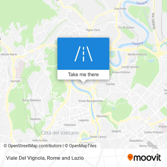 Viale Del Vignola map