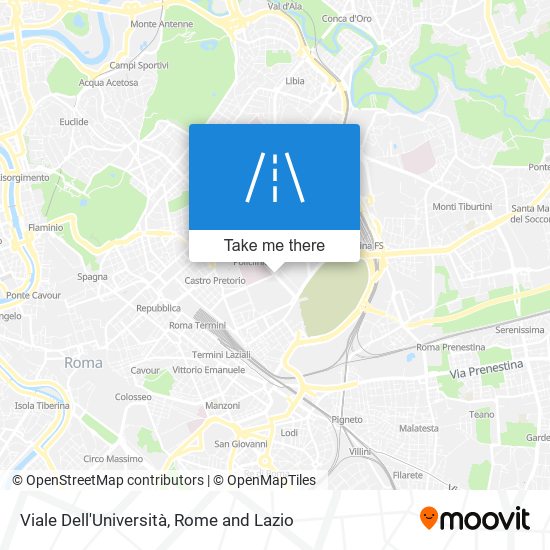 Viale Dell'Università map