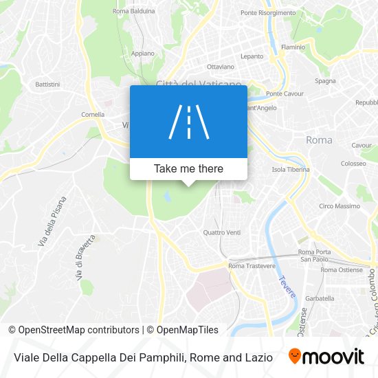 Viale Della Cappella Dei Pamphili map