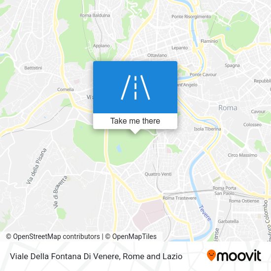 Viale Della Fontana Di Venere map