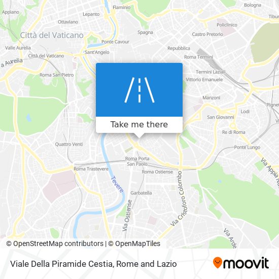 Viale Della Piramide Cestia map