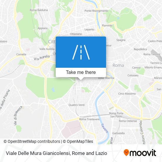 Viale Delle Mura Gianicolensi map