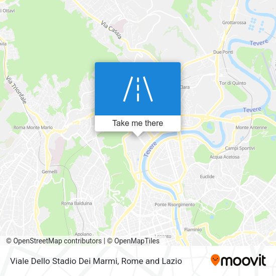 Viale Dello Stadio Dei Marmi map