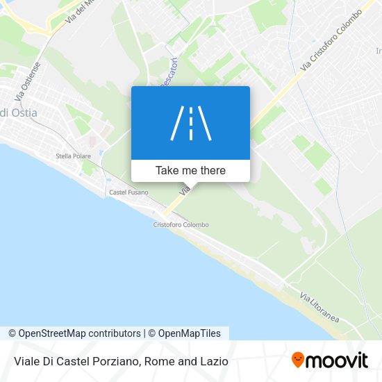 Viale Di Castel Porziano map