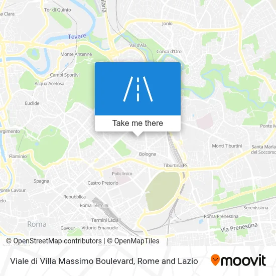 Viale di Villa Massimo Boulevard map