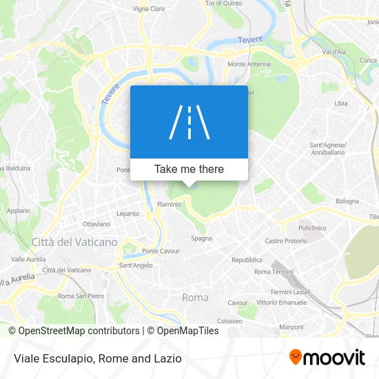 Esculapio Avenue map