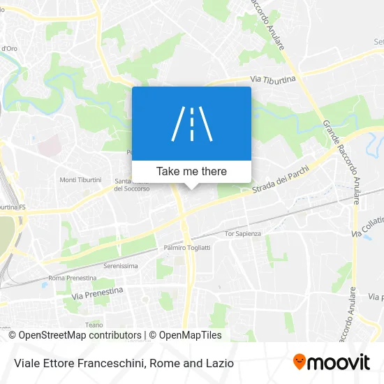 Ettore Franceschini Avenue map
