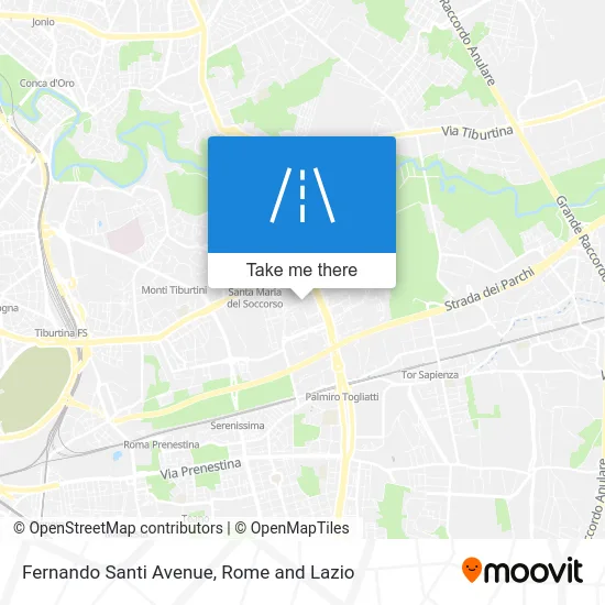 Fernando Santi Avenue map
