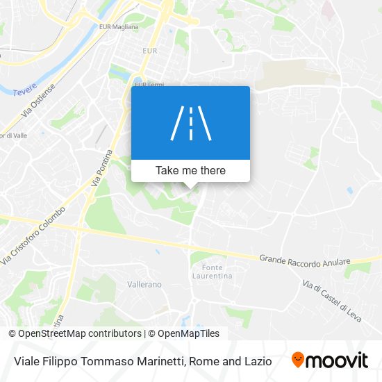 Viale Filippo Tommaso Marinetti map