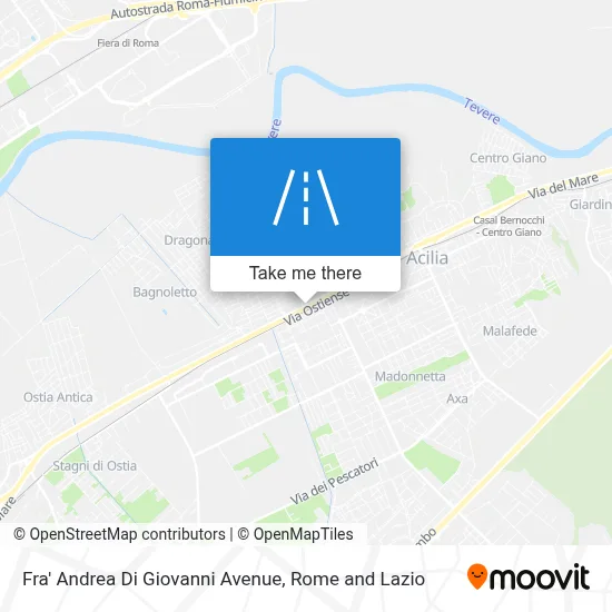 Fra' Andrea Di Giovanni Avenue map
